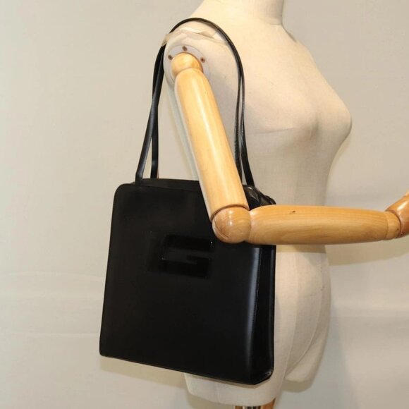 GUCCI Shoulder Bag Patent leather Black 002 1007 Auth - Picture 1 of 16